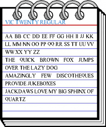 Vic Twenty Font