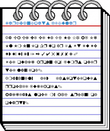 ZapfDingbats Font