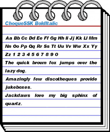 ChoqueSSK Font