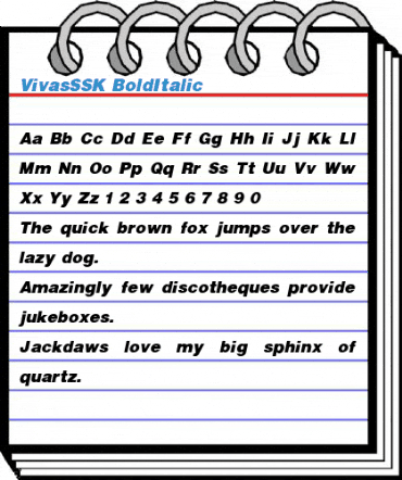 VivasSSK Font