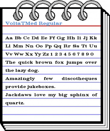 VoltaTMed Regular Font