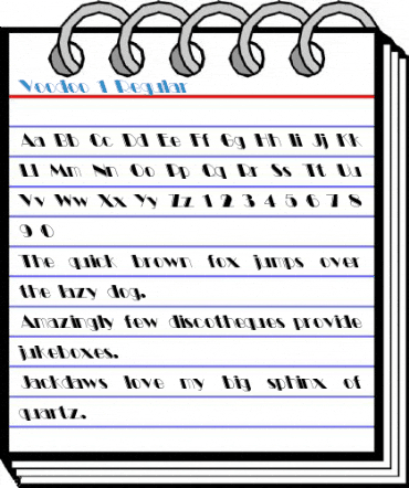 Voodoo 1 Regular Font