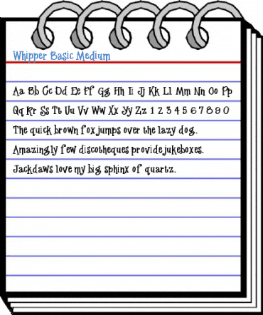 Whipper Basic Font