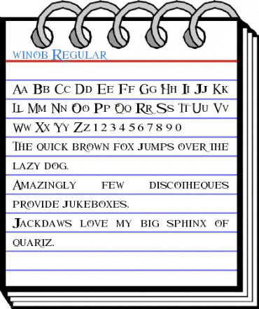 winob Font