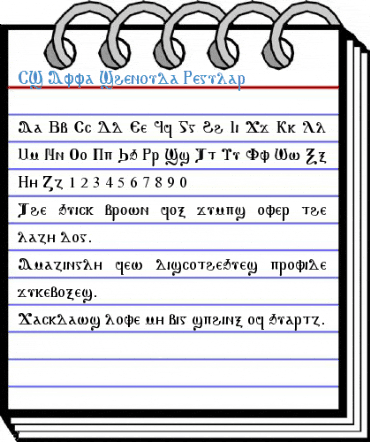 CS Avva Shenouda Regular Font