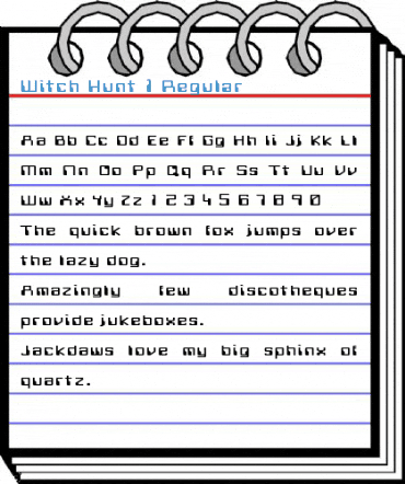 Witch Hunt 1 Font