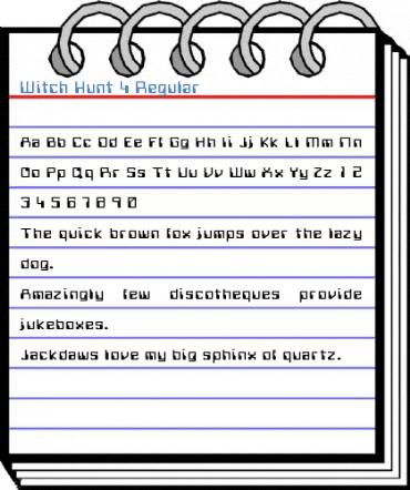 Witch Hunt 4 Font