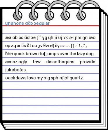 HMPhone BDC Regular Font