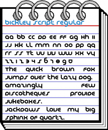 Bickley Script Regular Font