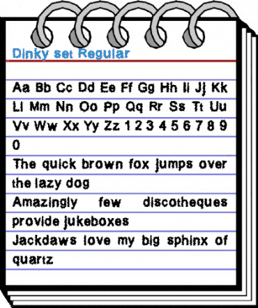 Dinky set Font