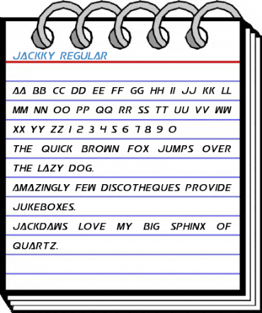 Jackky Regular Font