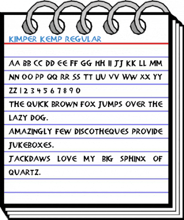 Kimper Kemp Font