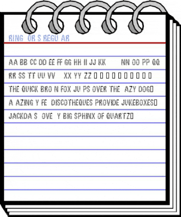 Ring Worms Font