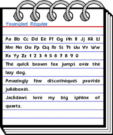 Younglad Regular Font