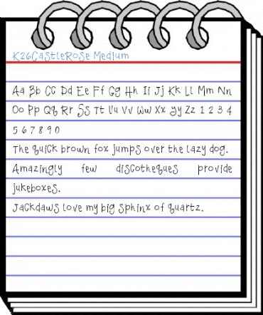 K26CastleRose Font