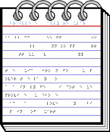 XBraille E.JALLY Font