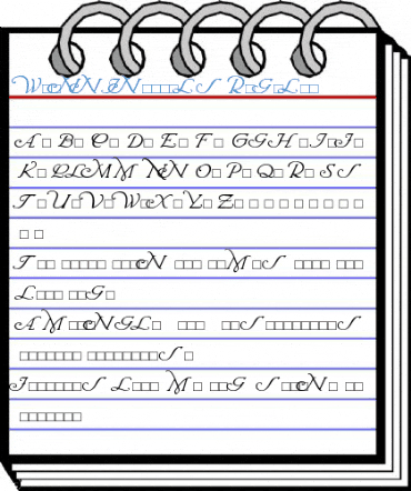 Wrenn Initials Font