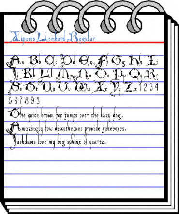XiparosLombard Regular Font