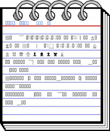 XSeederChess Regular Font
