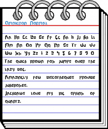 Omnicron Normal Font