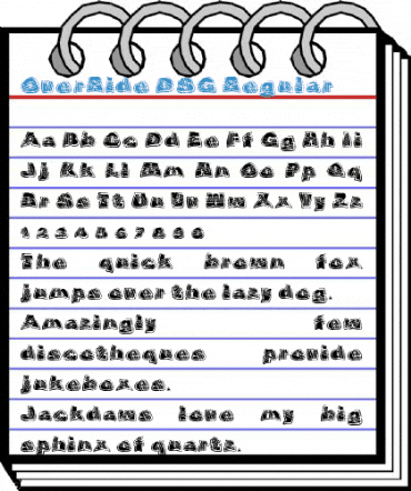 OverRide DSG Regular Font