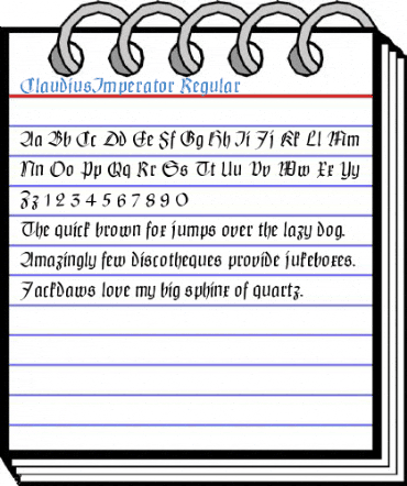 ClaudiusImperator Font