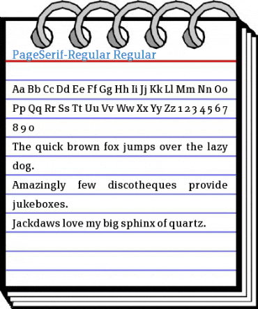 PageSerif-Regular Font