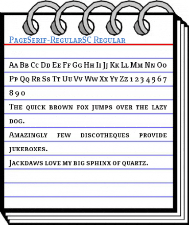 PageSerif-RegularSC Font