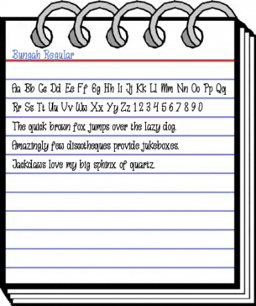 Bungah Regular Font