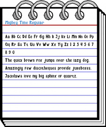 Mighty Time Font