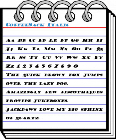 CoffeeSack Font