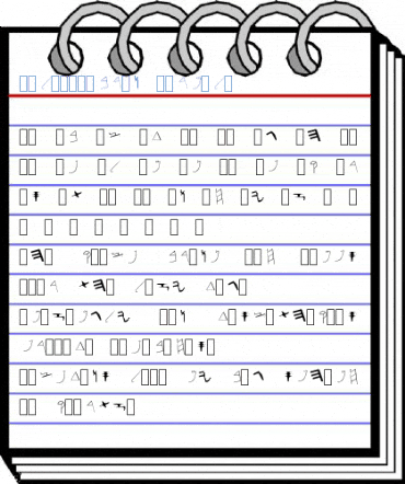 Paleo-Hebrew NormalA Font