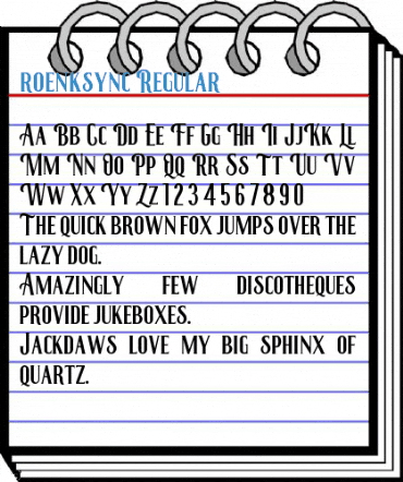 roenksync Regular Font