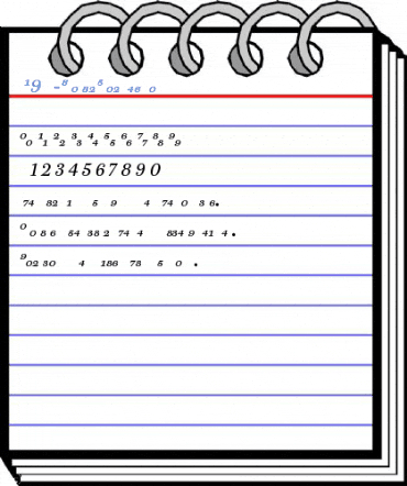 PB9TTP-ItalicFrac Regular Font