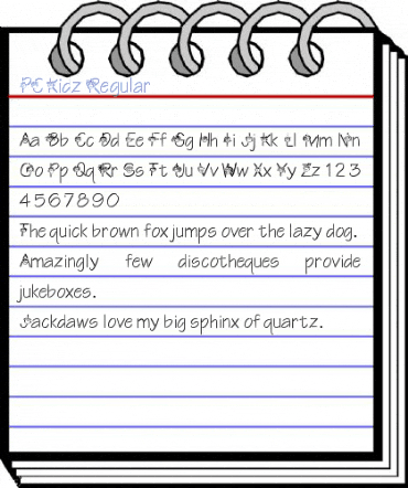 PC Kidz Font