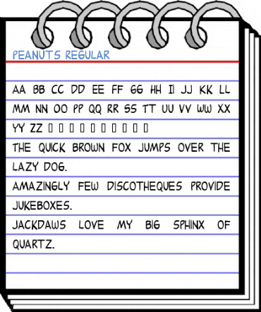 Peanuts Regular Font