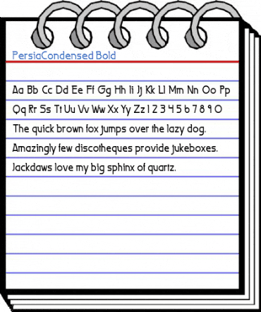 PersiaCondensed Font