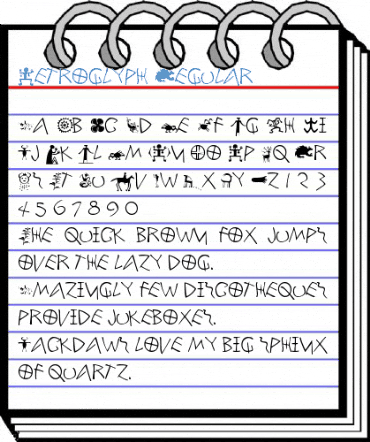 Petroglyph Regular Font