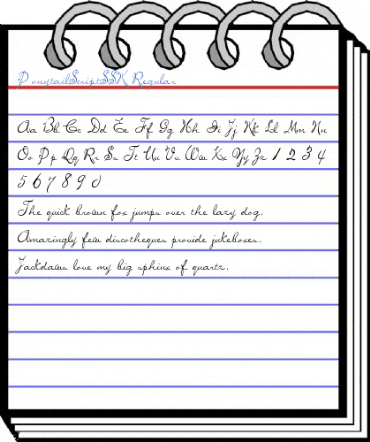 PonytailScriptSSK Regular Font