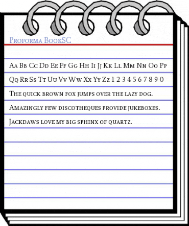 Proforma BookSC Font