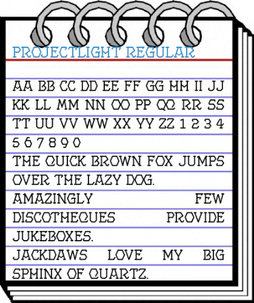 ProjectLight Regular Font