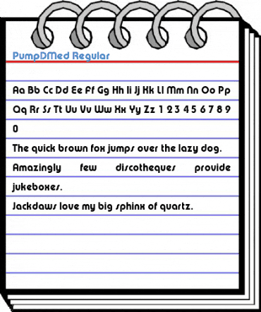 PumpDMed Regular Font