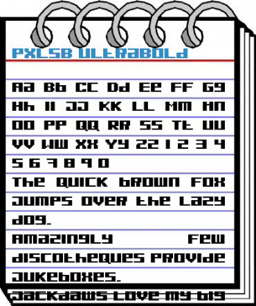 PXLSB UltraBold Font