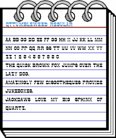 QTTumbleweed Font