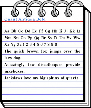 Quant Antiqua Font