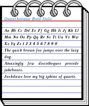 QuantAntiqua Font