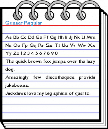 Quasar Font