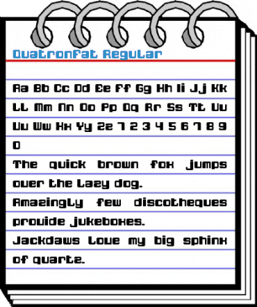 QuatronFat Regular Font