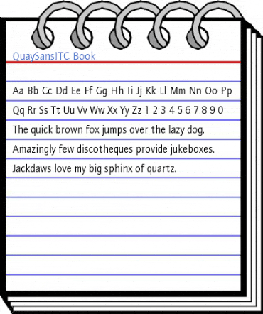 QuaySansITC Font