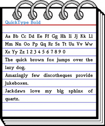 QuickType Font
